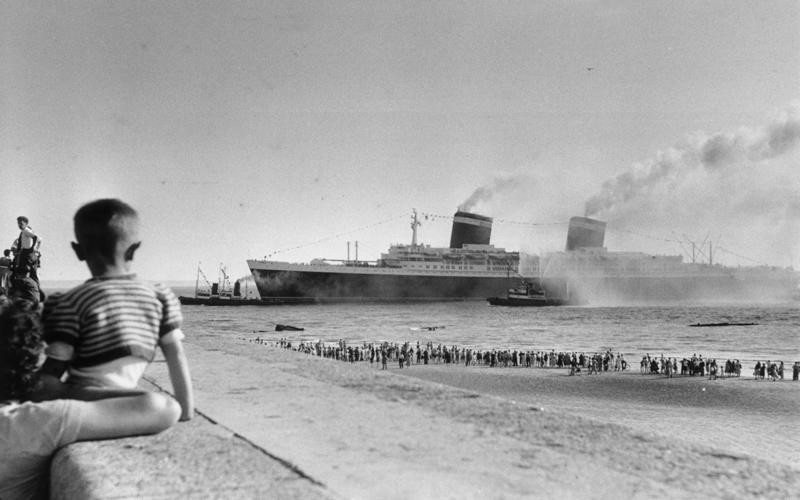 A top-secret construction, Sailing with the stars, The unwanted wonder, The fates of five other great ocean liners, SS Normandie, RMS Queen Elizabeth, RMS Queen Mary, Queen Elizabeth 2, SS Rotterdam
