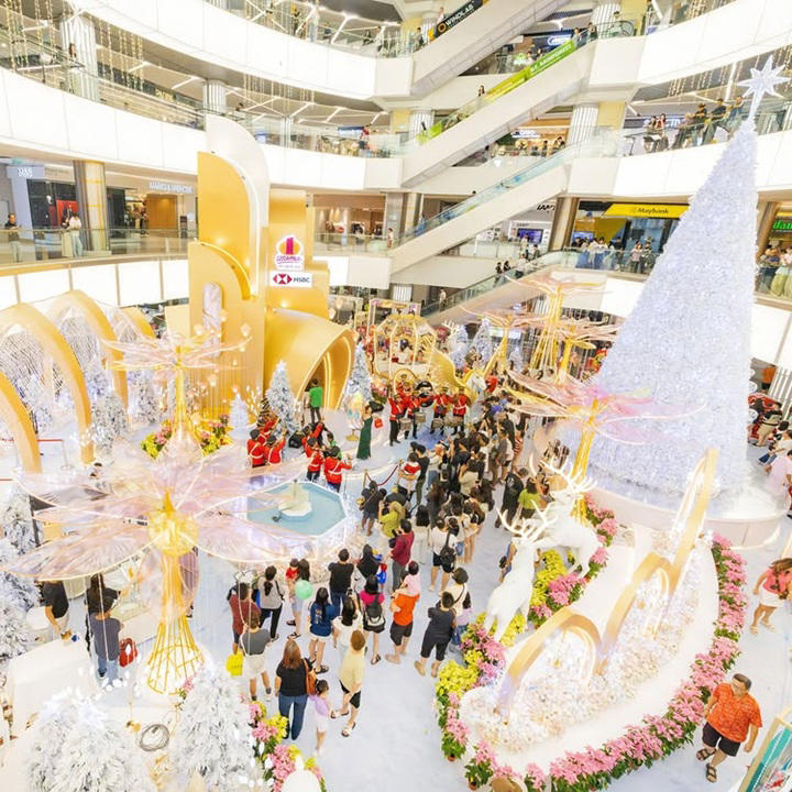 1. Pavilion Kuala Lumpur, 2. Pavilion Bukit Jalil, 3. Bangsar Shopping Centre, 4. Intermark Mall, 5. The Exchange TRX, 6. Mid Valley Megamall, 7. Sunway Malls, 8. Suria KLCC, 9. Shoppes at Four Seasons Place Kuala Lumpur, 10. Hextar World at Empire City, 11. 1 Utama, 12. The Curve
