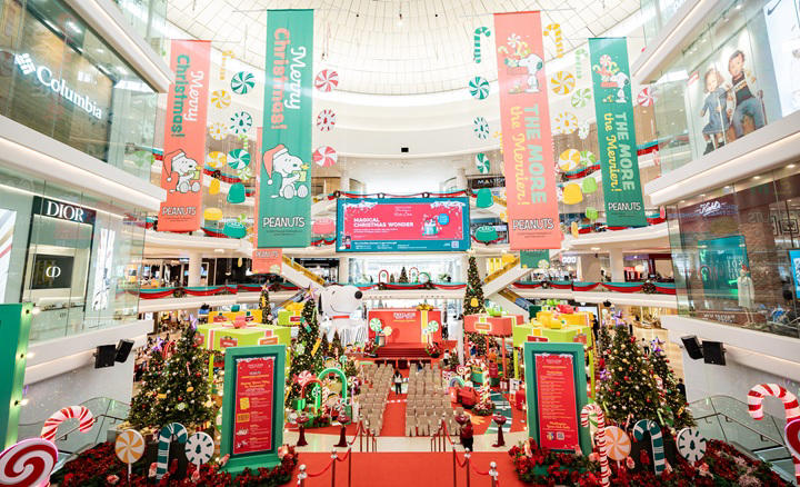 1. Pavilion Kuala Lumpur, 2. Pavilion Bukit Jalil, 3. Bangsar Shopping Centre, 4. Intermark Mall, 5. The Exchange TRX, 6. Mid Valley Megamall, 7. Sunway Malls, 8. Suria KLCC, 9. Shoppes at Four Seasons Place Kuala Lumpur, 10. Hextar World at Empire City, 11. 1 Utama, 12. The Curve