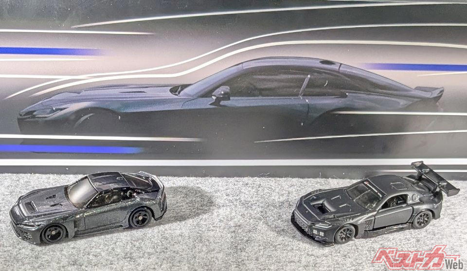 本日11時発表の「GR GT」、まさかのトミカ化も即決定!!, オートサロン2026から。でも「トミカGR GT」は秋葉原ですでに“実車展示”中!?, 推定3000万円オーバーのGR GTが、トミカなら数百円!? 「これなら買えるぞ!!」の破壊力, 実車は、ごく限られたオーナーしかステアリングを握れない
