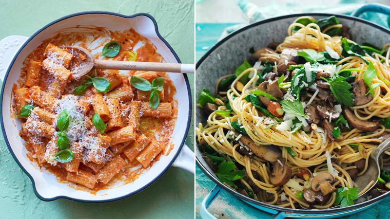 Quick tips for no cook food, How to toast nuts in the microwave, Chicken and mango rice paper rolls , Chicken and green mango salad , Blue cheese, apple & barbecued chicken slaw , Sesame chicken salad , Bean salad with creamy basil dressing , Prawn & watermelon salad with fetta & sumac onions , Crunchy Asian chicken salad , Crunchy noodle coleslaw , Zucchini Greek salad , Picnic baguettes , Open reuben sandwich , Hoisin and barbecue chicken rolls , Summer salad of peaches and blueberries , Hot smoked salmon and sesame salad , Greek-style chicken salad , Grape and apple salad with goat’s cheese , Mini baguettes with leg ham, brie and mustard mayo , Smoked salmon and herb pinwheels , Chilled tofu with ginger and green onion , No-cook oatmeal balls , Watermelon, lime and berry cheesecake jars , Peanut and honey ice-cream sandwiches , Mixed berry fool , Blackberry parfait , More quick & easy recipes