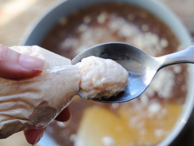 鶏団子と豆腐のチゲ風食べるスープを作るのにかかる時間, 鶏団子と豆腐のチゲ風食べるスープのカロリー, 鶏団子と豆腐のチゲ風食べるスープのレシピ, 鶏団子と豆腐のチゲ風食べるスープの材料（2人分）, 鶏団子と豆腐のチゲ風食べるスープの作り方