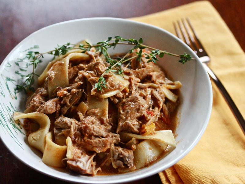 Easy Slow-Cooker Pork Ragù, Slow Cooker Salsa Verde Chicken Tacos, Rich and Creamy Slow-Cooker Beef Stroganoff, Chinese-Style Short Ribs With Soy, Orange, and 5-Spice Powder, Slow-Cooker Chicken Tortilla Soup With All the Fixings, Slow-Cooker Pulled Pork With Dr Pepper, Slow-Cooker Pork Paprikash, Slow-Cooker Chicken Tomatillo Tacos, Tender and Juicy Slow-Cooker Meatballs, Slow-Cooker Sticky Thai Meatballs