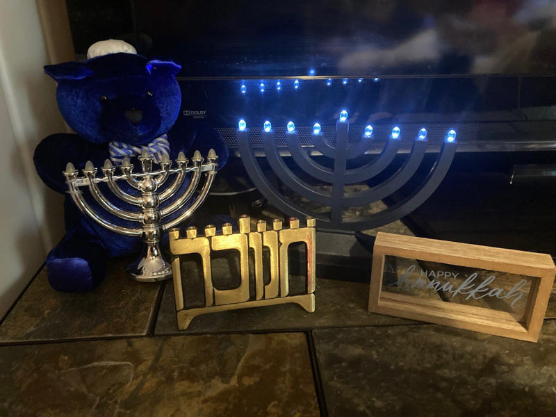 When is the first night of Hanukkah?, How many days does Hanukkah last?, Who celebrates Hanukkah?, What does Hanukkah celebrate?, How is Hanukkah celebrated?, How do you light the menorah?, What is the dreidel?, What are traditional Hanukkah foods? Fried dishes, latkes, Hanukkah recipes