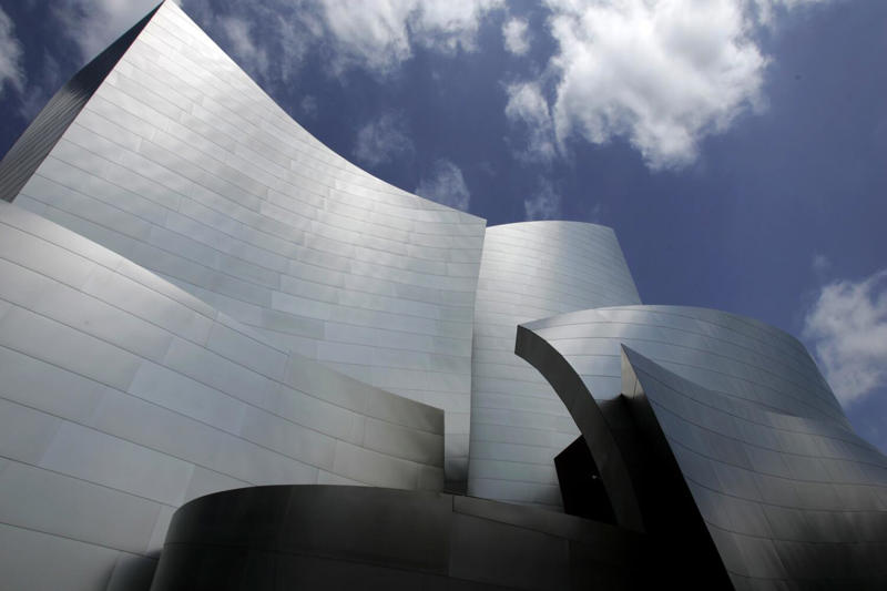 Walt Disney Concert Hall, Los Angeles, 2003, Gehry Residence, Santa Monica, 1978, Loyola Law School, Westlake, 1978-2002, Chiat/Day Building, Venice, 1991, Norton Residence, Venice, 1984, Temporary Contemporary (Now Geffen Contemporary at MOCA), Downtown, 1983, Air and Space Gallery, Exposition Park, 1984, Gemini G.E.L. Studios, West Hollywood, 1976 onward , Edgemar Center, Santa Monica, 1988, Hopper Compound, Venice, 1983, Schnabel House, Brentwood, 1989
