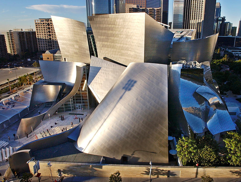 Louis Vuitton Foundation, Paris, Guggenheim Museum, Bilbao, Spain, New World Center, Miami, 8 Spruce, New York, Walt Disney Concert Hall, Los Angeles