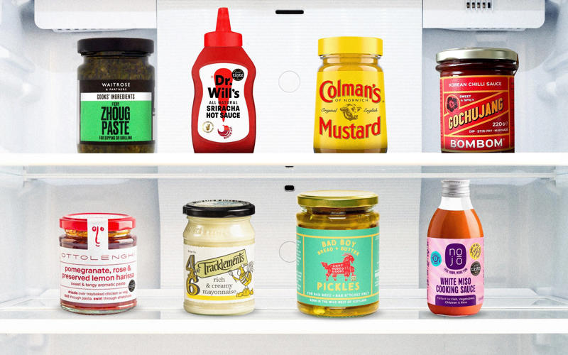 Six essentials for your fridge, Tomato ketchup, Mayonnaise, Sriracha, Five cult condiments to add to your collection, Gochujang, Chipotle