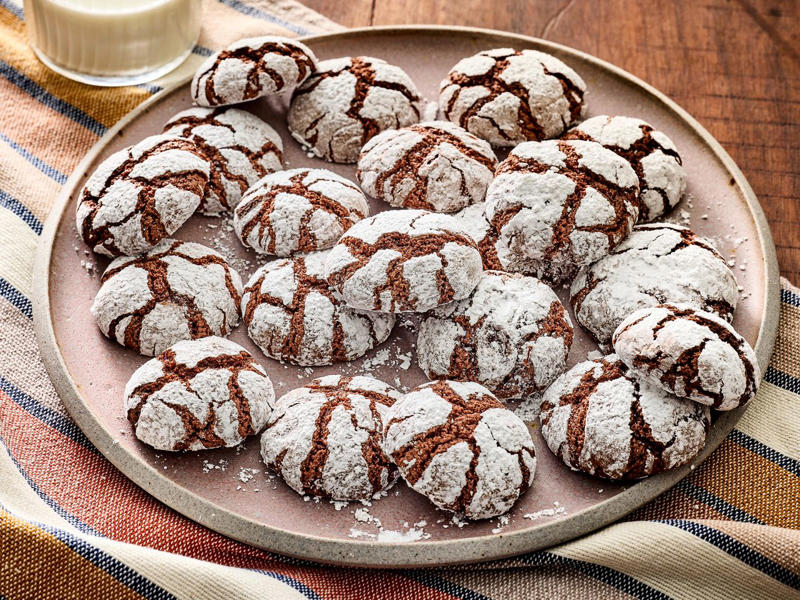 Our Panel of Baking Experts, Crusted Cinnamon Walnuts, Quick Cinnamon Rolls, Hot Cocoa Mix, Saltine Cracker Toffee, Chocolate Crinkle Cookies, Cream Cheese Sugar Cookies, Best Brownies, Gingerbread Cookies, Lemon Meringue Cheesecake