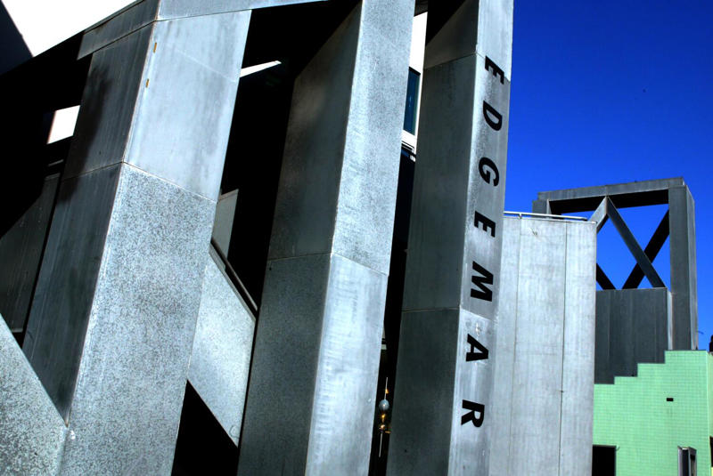 Walt Disney Concert Hall, Los Angeles, 2003, Gehry Residence, Santa Monica, 1978, Loyola Law School, Westlake, 1978-2002, Chiat/Day Building, Venice, 1991, Norton Residence, Venice, 1984, Temporary Contemporary (Now Geffen Contemporary at MOCA), Downtown, 1983, Air and Space Gallery, Exposition Park, 1984, Gemini G.E.L. Studios, West Hollywood, 1976 onward , Edgemar Center, Santa Monica, 1988, Hopper Compound, Venice, 1983, Schnabel House, Brentwood, 1989