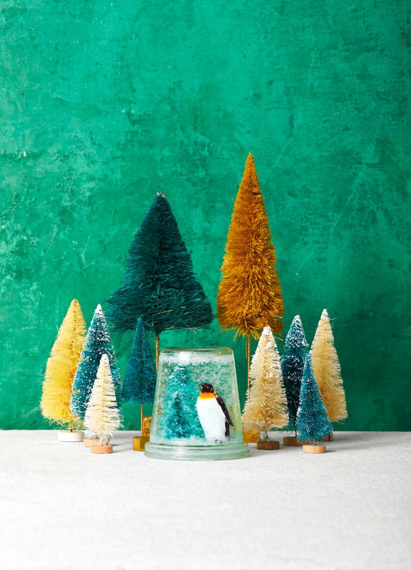Ceramic Light-Up Christmas Trees, Putz Houses , Shiny Brite Ornaments, Decorative Santas , Books &amp; Magazines , Delft Blue Village Houses, Bottle Brush Trees , Storage Canisters 