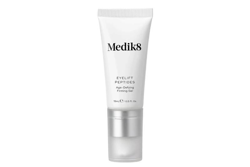 AlumierMD AluminEye, DR. DAVID JACK Stellar Meso Renew Eye Cream , Medik8 Eyelift Peptides, Allies of Skin Peptides &amp; Omegas Firming Eye Cream, Naturium Multi-Peptide Eye Cream, The INKEY List Caffeine Eye Cream , COSRX Advanced Snail Peptide Eye Cream, PRAI Beauty Ageless Eye D-Crease , The Ordinary Multi-Peptide Eye Serum, OmniluxLED Eye Brightener, Images Skincare Ageless total eye lift crème , Elizabeth Grant Collagen Re-Inforce 3D Advanced Crepey Eye Lift , Katherine Daniels Global Eye &amp; Lip Care Age Defence Formula , Superdrug Optimum Peptide Serum 