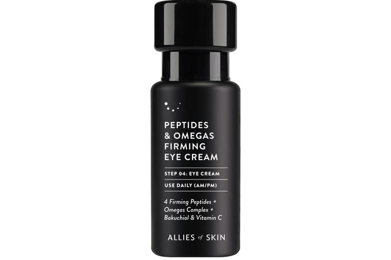 AlumierMD AluminEye, DR. DAVID JACK Stellar Meso Renew Eye Cream , Medik8 Eyelift Peptides, Allies of Skin Peptides &amp; Omegas Firming Eye Cream, Naturium Multi-Peptide Eye Cream, The INKEY List Caffeine Eye Cream , COSRX Advanced Snail Peptide Eye Cream, PRAI Beauty Ageless Eye D-Crease , The Ordinary Multi-Peptide Eye Serum, OmniluxLED Eye Brightener, Images Skincare Ageless total eye lift crème , Elizabeth Grant Collagen Re-Inforce 3D Advanced Crepey Eye Lift , Katherine Daniels Global Eye &amp; Lip Care Age Defence Formula , Superdrug Optimum Peptide Serum 