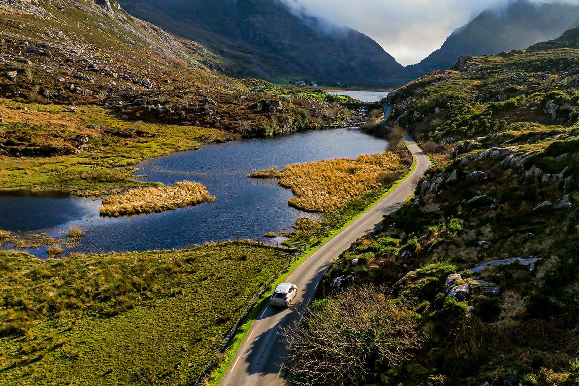 1. Iceland — South Coast Route 1 , 2. Norway — Lysebotn to Sirdal , 3. Ireland — The Ring of Kerry and the Gap of Dunloe, 4. France — Route des Grandes Alpes , 5. Slovenia — Vrsic Pass, 6. Scotland — North Coast 500 (Inverness loop), 7. Italy — Amalfi Coast Drive , 8. Croatia — Adriatic Highway , 9. Austria — Grossglockner High Alpine Road, 10. Romania — Transfagarasan Highway