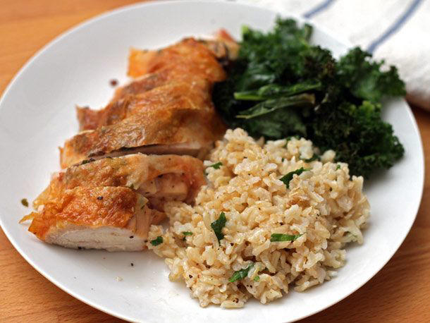 Lazy Roast Chicken (the Cold-Start Way), Easy Chicken Paprikash, Roasted Bone-In Chicken Breast, Juicy Grilled Boneless Chicken Breasts, Soy and Sesame Chicken Thighs With Pan Gravy, Five-Minute Grilled Chicken Cutlet, Five-Ingredient Fried Chicken Sandwich, Air-Fryer Chicken Thighs, Greek-Style Grilled Chicken With Oregano, Garlic, Lemon, and Olive Oil, Colombian Chicken Stew With Potatoes, Tomato, and Onion Recipe