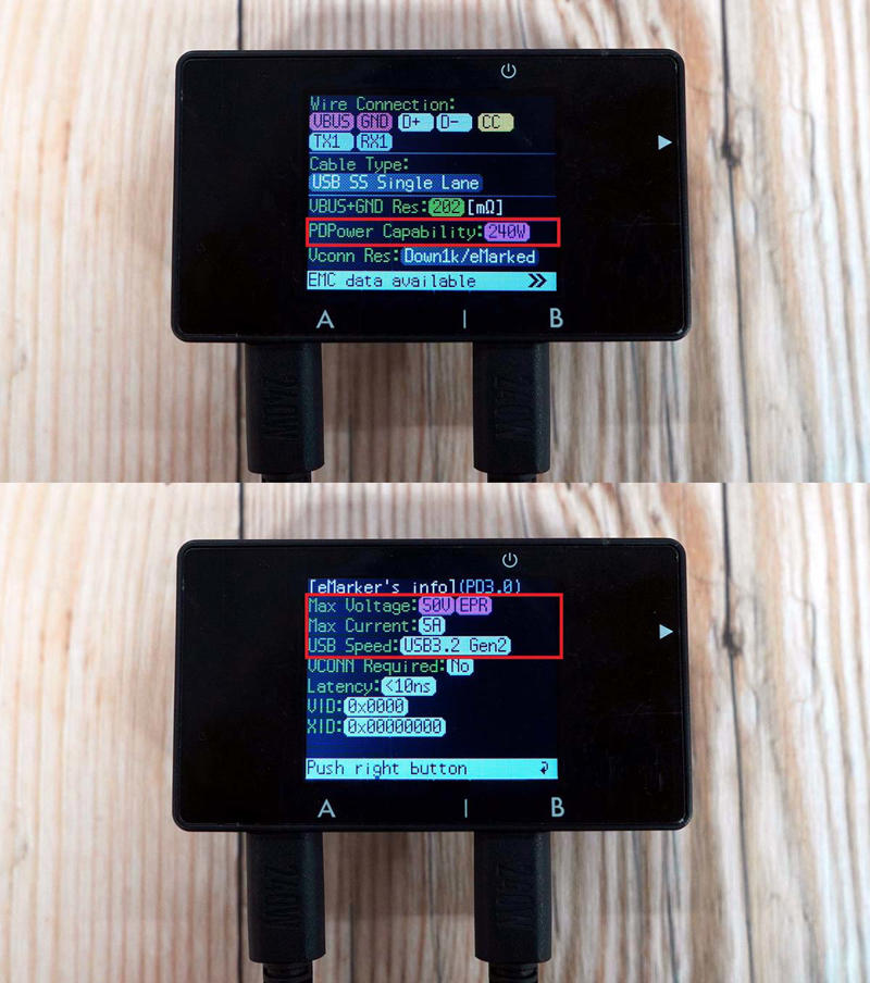 iPhoneを充電した結果, Androidスマホを充電した結果, パソコンを充電した結果, パソコンからSSDにデータ転送した結果