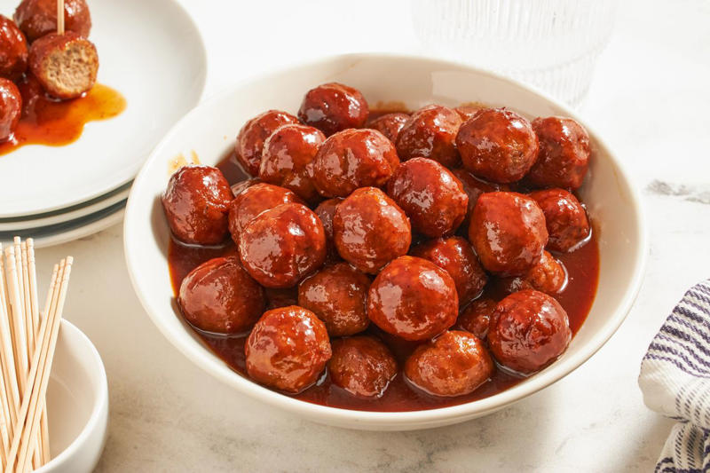 Key Ingredients, Can You Make Cocktail Meatballs Ahead of Time?, Tips For Making Slow Cooker Cocktail Meatballs, How to Make My Slow Cooker Glazed Cocktail Meatballs, Easy Variations, Serving Suggestions, More Holiday Appetizers To Try