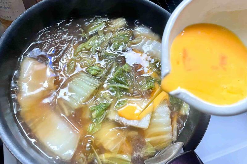 ■「白菜スープ」の材料, ■ワンパンでさっと作れる, ■旨みたっぷり、芯から温まる, ■寒い日にぴったり　「白菜スープ」
