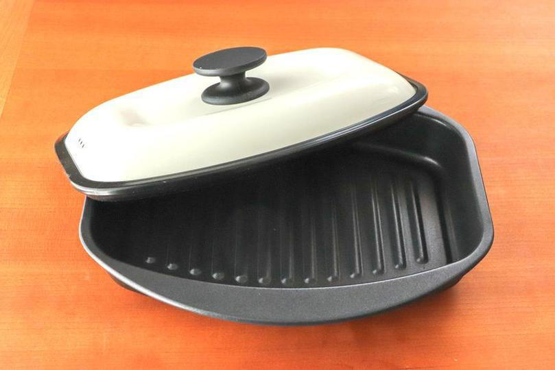 レンジ調理の幅が広がる1台7役！, 焼き魚の油もニオイも気にしなくていい！, 失敗いらずでプロの仕上がり, お手入れも簡単で手放せない！