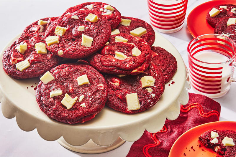 Stained Glass Cookies, Red Velvet Cookies, Thumbprint Cookies, Peanut Butter Kiss Cookies, Cathedral Window Cookies, Fruitcake Cookies, Grandma's Chocolate Drop Cookies, Lemon Thumbprint Cookies, Brown Butter Chocolate Chip Cookies, Easy Peanut Butter Cookies, Easy Sugar Cookies, Easy Spritz Cookies, Gingerbread Cookies, Molasses Crinkles, Red Velvet Cake Mix Cookies, Cornflake Wreath Christmas Cookies, Gingersnap Cookies, Cream Cheese Christmas Cookies, Cherry Winks, Cornflake Cookies