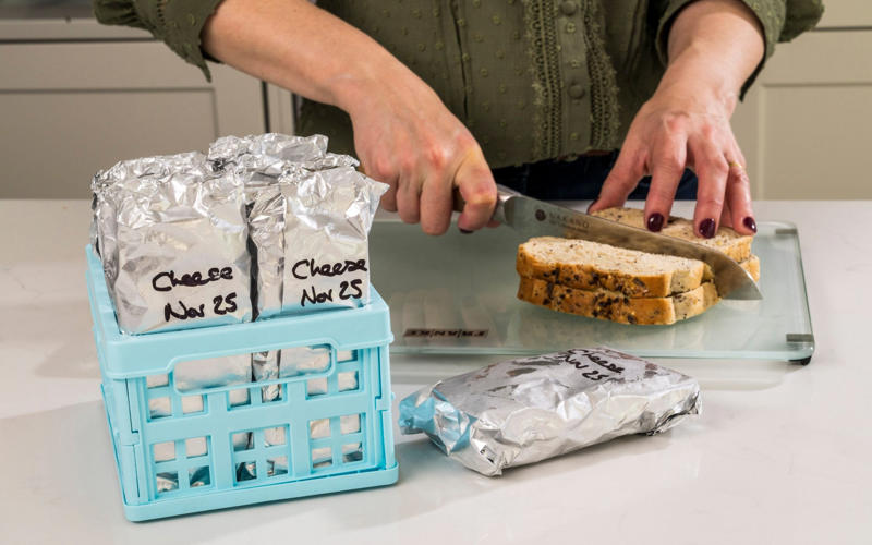 Clear down, defrost and organise, Step one, Clear out the freezer, Step two, Categorise and contain the contents, Step three, Defrost the freezer, More tips and tricks, The optimum freezer capacity, Building your freezer stash, Open freeze, Cube freeze, Flat freeze, Freezer essentials for your stash, Vegetables, Herbs and aromatics, Excess pantry items, Items it’s handy to know you can freeze, Sandwiches