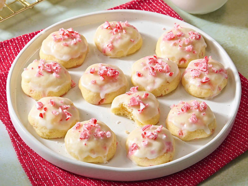 Easy Sugar Cookies, Cranberry Linzer Cookies, Peanut Butter Kiss Cookies, Pignoli Cookies, Maamoul (Lebanese Date Cookies), Mrs. Sigg's Snickerdoodles, Shortbread Cookies, Alfajores (Dulce de Leche Sandwich Cookies), Grandma's Gingersnap Cookies, The Best Rolled Sugar Cookies, Gingerbear Thumbprint Cookies, Grandma Minecci's Snowball Cookies, Ranger Cookie Bars, White Chocolate Cranberry Cookies, Pretzel Millionaire Bars, Biscotti, Orange Cranberry Ricotta Cookies, Buttercrunch Cookie Bars, Eggnog Thumbprints, Christmas Cornflake Wreath Cookies, Ricotta Cheese Cookies, Peppermint Holiday Cookies, Pfeffernüsse (German "Pepper-Nut" Christmas Cookies), Pizzelle, Best Gingerbread Men Cookies