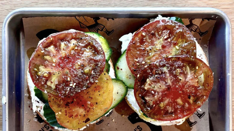 Mt. Bagel, Backyard Bagel, Hey Bagel, Old Salt Fish and Bagel, Bloom Bistro & Grocery, Rachel's Bagels and Burritos, Salmonberry Goods, Bagel Oasis, Loxsmith Bagels, Zylberschtein's Deli, Methodology