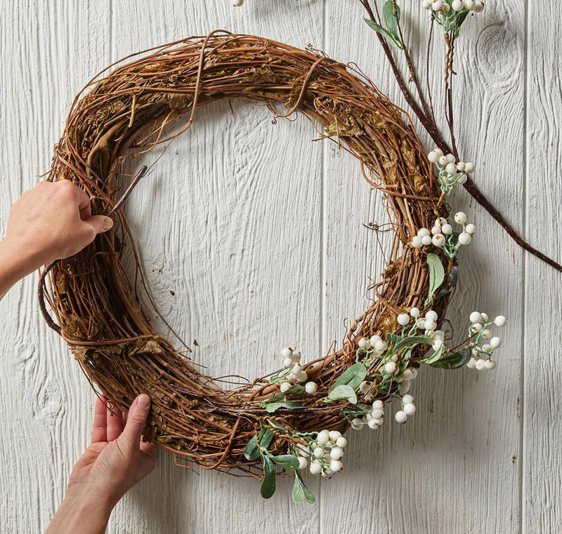 Conifers, Red Osier Dogwood, Winterberry, Rosehips, Grapevines, Ornamental Grasses, Magnolias