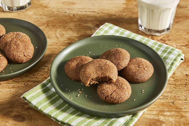 Easy Sugar Cookies, Cranberry Linzer Cookies, Peanut Butter Kiss Cookies, Pignoli Cookies, Maamoul (Lebanese Date Cookies), Mrs. Sigg's Snickerdoodles, Shortbread Cookies, Alfajores (Dulce de Leche Sandwich Cookies), Grandma's Gingersnap Cookies, The Best Rolled Sugar Cookies, Gingerbear Thumbprint Cookies, Grandma Minecci's Snowball Cookies, Ranger Cookie Bars, White Chocolate Cranberry Cookies, Pretzel Millionaire Bars, Biscotti, Orange Cranberry Ricotta Cookies, Buttercrunch Cookie Bars, Eggnog Thumbprints, Christmas Cornflake Wreath Cookies, Ricotta Cheese Cookies, Peppermint Holiday Cookies, Pfeffernüsse (German "Pepper-Nut" Christmas Cookies), Pizzelle, Best Gingerbread Men Cookies