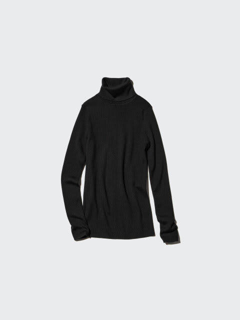 黒ニットが冬コーデの救世主！洒落見えニット5スタイル, 上質カシミヤで作る、品よくリラックスコーデ, カーキ × ブラック 秋ムード漂うミリタリースタイル, ジップニットでつくる大人のストリートMIXコーデ, ゆるっとデニムでつくる、抜け感ブラックコーデ, オールブラックでつくる大人カジュアルなモノトーンコーデ