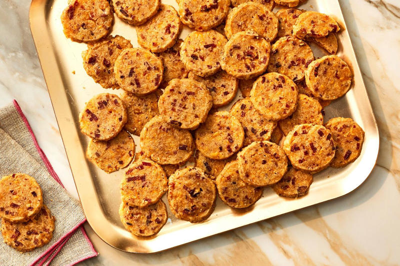 Arkansas Cheese Dip, Virginia Cocktail Crackers, Southern Cheese Puffs, Mississippi Little Smokies, Cheese-Bacon Crispies, Spicy Bisquick Sausage Balls, Tennessee Onion Dip, Neiman Marcus Dip, Ham Cheese Ball, Cheese Dreams