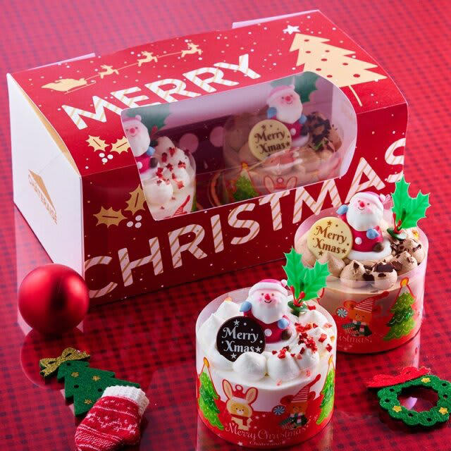Xmasハッピーサンタセット, Xmasパーティーボックス, Xmasプチノエル チョコ, Xmasピスタチオのモンブラン, クリスマス創作和菓子詰合せ
