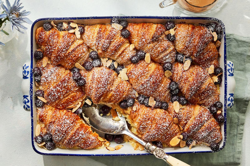Pimiento Cheese-And-Sausage Croissant Casserole, Monte Cristo Breakfast Casserole, Tater Tot Breakfast Casserole, Blueberry-Croissant Breakfast Casserole, Sausage Breakfast Casserole, Best Breakfast Casserole, Creamy Egg Strata, Hashbrown Casserole, Croissant Bread Pudding, Pancake Casserole