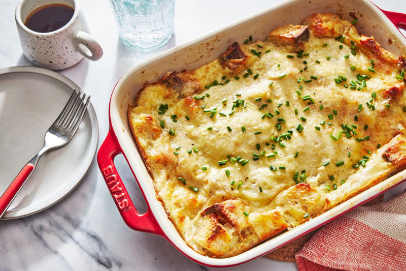 Pimiento Cheese-And-Sausage Croissant Casserole, Monte Cristo Breakfast Casserole, Tater Tot Breakfast Casserole, Blueberry-Croissant Breakfast Casserole, Sausage Breakfast Casserole, Best Breakfast Casserole, Creamy Egg Strata, Hashbrown Casserole, Croissant Bread Pudding, Pancake Casserole