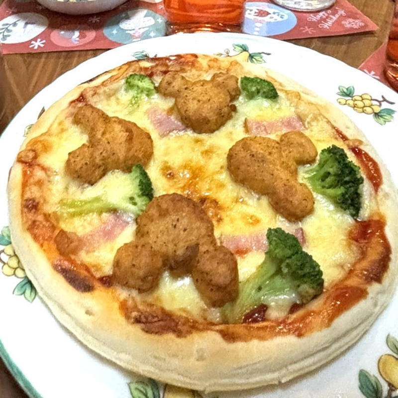 1．お手軽スポンジシート, 2．アマンディホイップ, 3．ピザクラスト, 12月のごちそうは業スーで材料費を節約