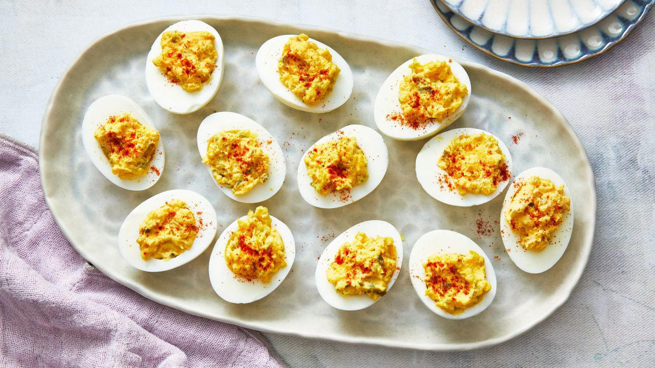Classic Deviled Eggs, Pineapple Casserole, Best Carrot Cake, Southern-Style Potato Salad, Southern-Style Green Beans, Classic Baked Macaroni And Cheese, Yeast Rolls, Classic Coconut Cake, Oven-Roasted Asparagus