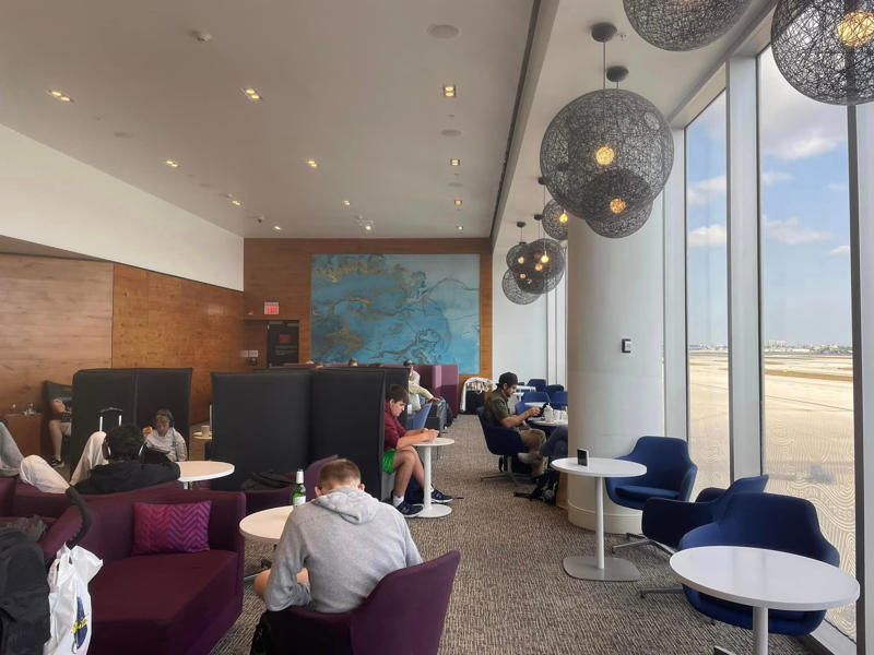 Plop in the first seat I see, Stuff my face like food is going out of style, Be inconsiderate of other lounge guests, Go to another terminal in the airport to use a lounge