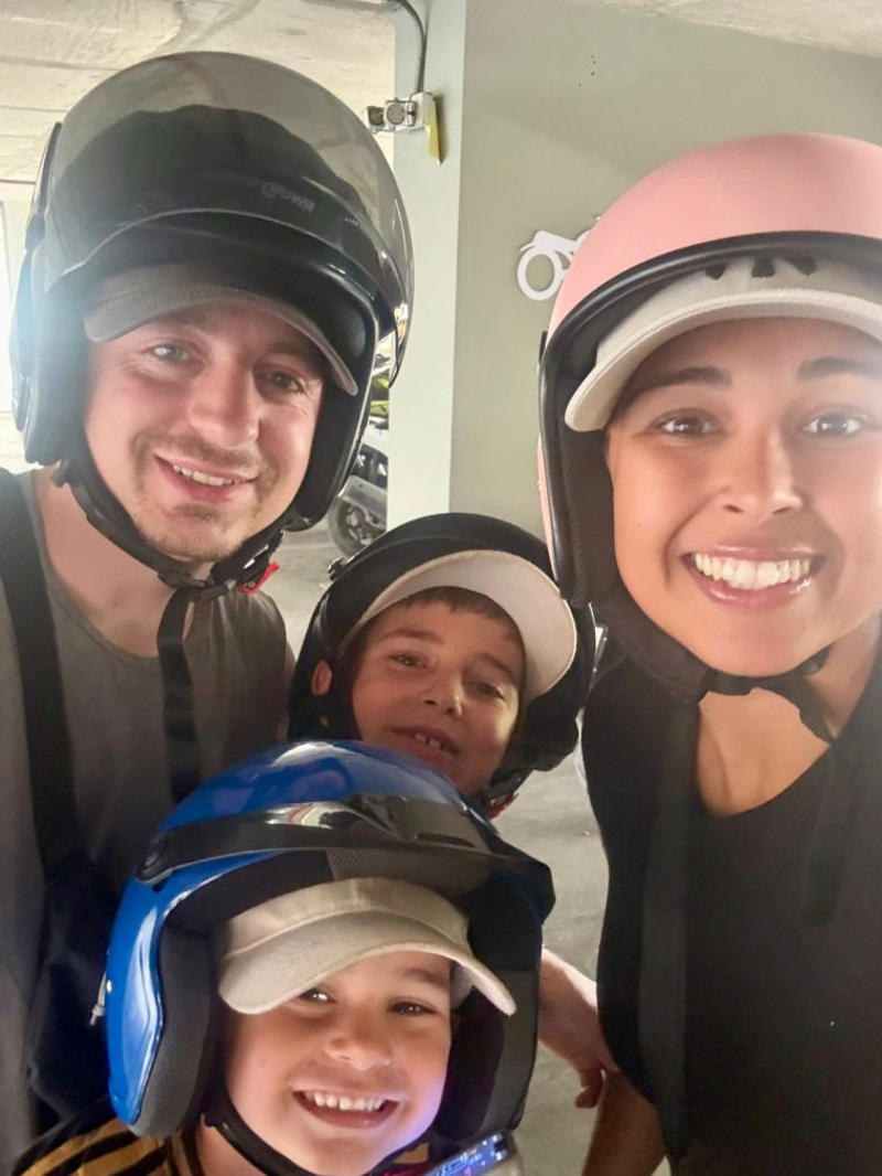 Activities from waterfall visits to cooking classes Selling their home in just three days, 'You don't need material things', Starting with southeast Asia, Activities from waterfall visits to cooking classes, World schooling, 'Why not do it now?'