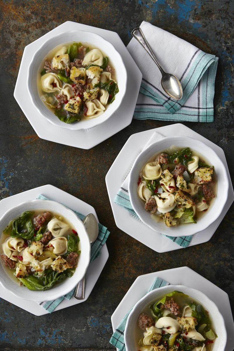 Slow Cooker Beef Stew , Tamale Pie , Marry Me Chicken, Sausage-and-Tortellini Soup, Tater Tot Casserole , Creamy Chicken Soup with Potatoes and Bacon, Salisbury Steak , Slow Cooker Chicken-Tortilla Soup , Best-Ever Chicken Pot Pie, Chicken Marsala Recipe