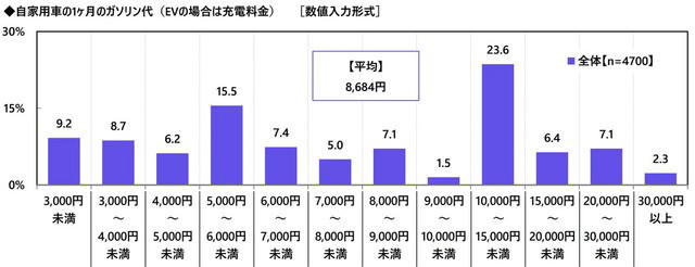 ガソリン代は月8684円, 任意保険料は年間55187円、若年層ほど高額に, カーライフにおける節約方法、「安いスタンド利用」が最多, 都道府県別にみる節約実践率の違い