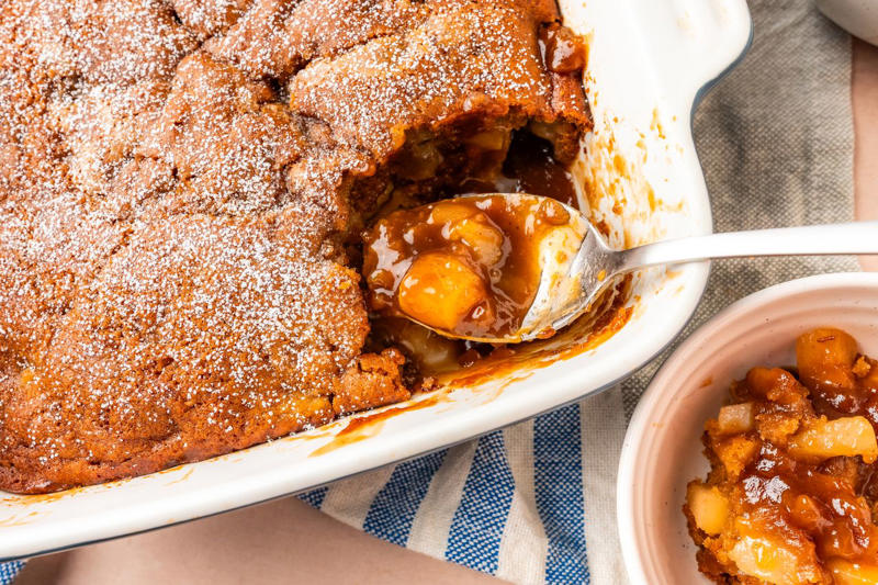 Never-Fail Chocolate Cake, Pear Pudding Cake, Whole Orange Cake, Sticky Toffee Pudding, Slow Cooker Pumpkin Dump Cake, Pouding Chômeur (Poor Man’s Pudding), Kentucky Butter Cake, Easy Lemon Snack Cake, Wine Cake, Mom's Kahlua Cake