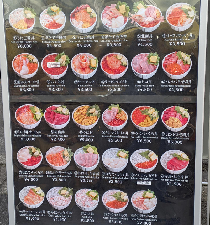 ・年末の築地はどうなってる？, ・インバウンド価格に変化は？, ・600円のラーメンだと!?, ・今回訪問した店舗の情報