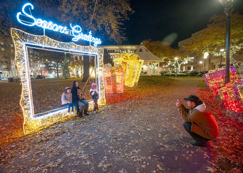 Choose your own adventure, Dinner: Onesto, my tried and true , Choose your own adventure: A holiday production, Christmas movie or legendary lights, Night cap: Holiday pop-up bar 