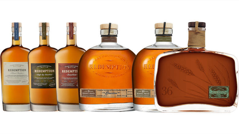 New Riff, Maker's Mark, Redemption, Penelope, Elijah Craig, Woodford Reserve, Basil Hayden, Booker's, Old Forester, Smoke Wagon, Four Roses, Noah's Mill, Wild Turkey, Colonel E.H. Taylor, Jr., Old Carter, Old Rip Van Winkle