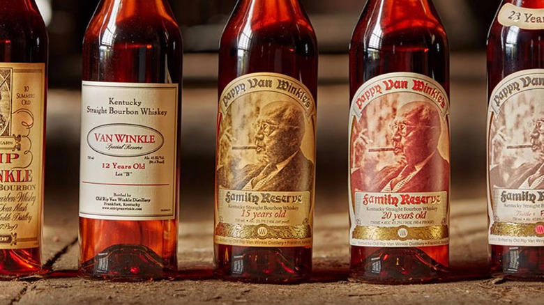 New Riff, Maker's Mark, Redemption, Penelope, Elijah Craig, Woodford Reserve, Basil Hayden, Booker's, Old Forester, Smoke Wagon, Four Roses, Noah's Mill, Wild Turkey, Colonel E.H. Taylor, Jr., Old Carter, Old Rip Van Winkle