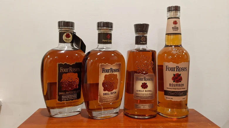 New Riff, Maker's Mark, Redemption, Penelope, Elijah Craig, Woodford Reserve, Basil Hayden, Booker's, Old Forester, Smoke Wagon, Four Roses, Noah's Mill, Wild Turkey, Colonel E.H. Taylor, Jr., Old Carter, Old Rip Van Winkle