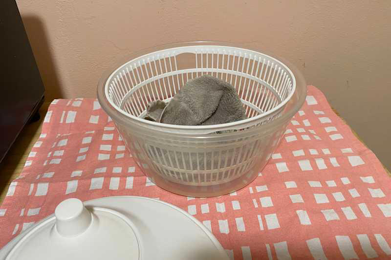 Why You Should Put a Salad Spinner in the Bathroom, How I Used a Salad Spinner to Dry Towels, It Also Works as a Mini Washing Machine, Why I'll Keep Using a Salad Spinner in the Bathroom, Chocolate Hazelnut Ombre Cake, Further Reading