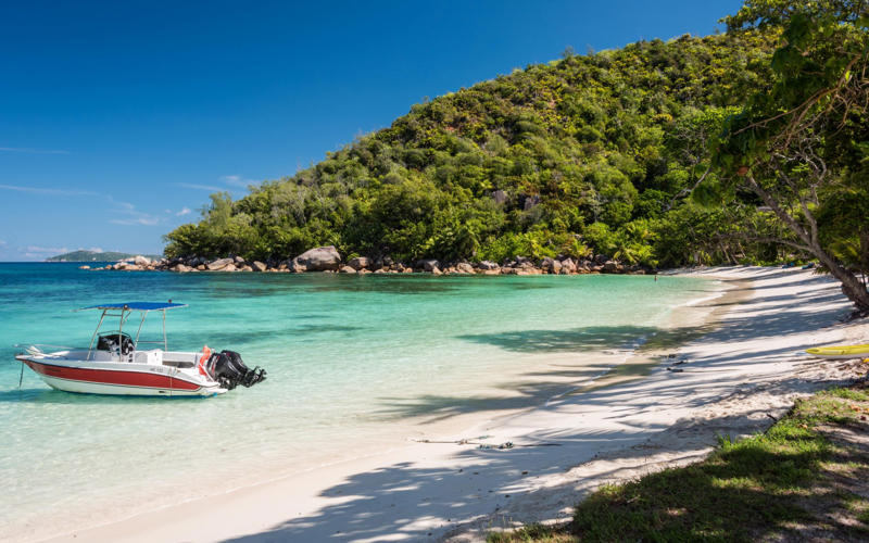 Beau Vallon Beach, Mahé, Anse Lazio, Praslin, Anse Cocos, La Digue, Anse Volbert, Praslin, Anse Sévère, La Digue, Anse Source d’Argent, La Digue, Takamaka Beach, Cerf Island, Petite Anse Kerlan, Praslin, Anse Royale, Mahé, Bird Island, How we choose, About our expert, Paula Hardy