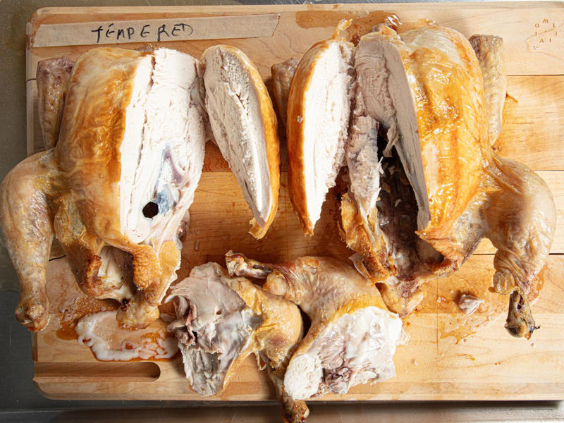 Test 1: Steak, 30-Minute Temper, Flipped Once, Test 2: Steaks, 1-Hour Temper, Flipped Every 30 Seconds, Test 3: Rolled Porchetta Roast, 2-Hour Temper, Test 4: Whole Chicken, 3-Hour Temper, Is Tempering Safe?