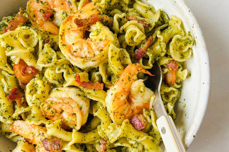 Midnight Pasta, Cowboy Pasta Salad, Spaghetti all'Assassina (Assassin's Spaghetti), One-Pot Taco Pasta, Lazy Meatball Pasta Bake, Pasta Carbonara, Spaghetti alla Nerano, One-Pan Garlic Butter Shrimp Pasta, Cheesy Hamburger Pasta Skillet, Shrimp Pesto Pasta, Ground Beef and Penne Pasta Bake, Easy Spinach-Feta Pasta, Creamy Crab Pasta, Pumpkin Chicken Pasta Bake, Creamy Cavatappi, Chicken Alfredo Pasta Bake, Copycat Olive Garden Fettuccine Alfredo, One-Pan Baked Penne alla Vodka, Chicken Piccata Noodle Casserole, Chicken Queso Spaghetti