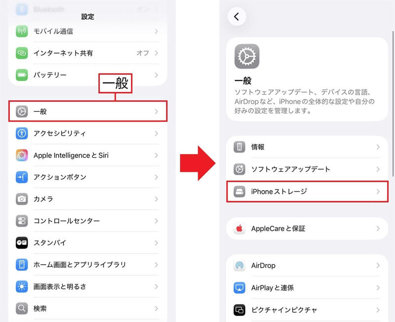 iCloudに自動的にアプリデータをバックアップする手順, iPhoneからアプリを削除する手順, 「ホーム画面から取り除く」で消したアイコンを復活させる手順, 「アプリを取り除く」の手順
